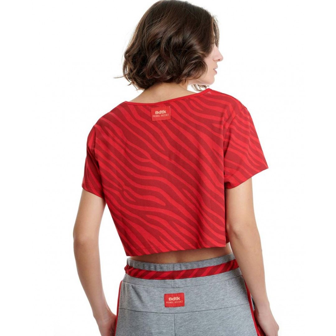 BODYTALK PRIMALINSTICTW CROPPED TSHIRT 1211-905320-00300 Red