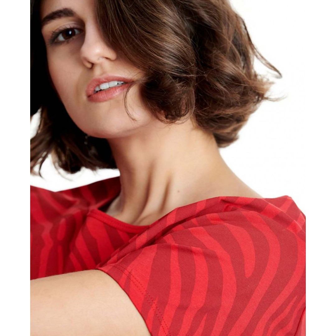 BODYTALK PRIMALINSTICTW CROPPED TSHIRT 1211-905320-00300 Red