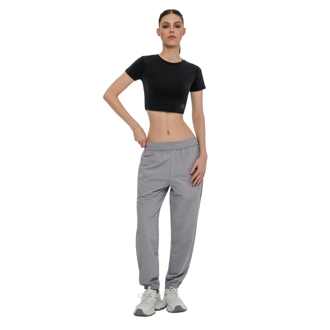 BODYTALK SCUBA CROP TOP SS 1261-908920-00100 Μαύρο