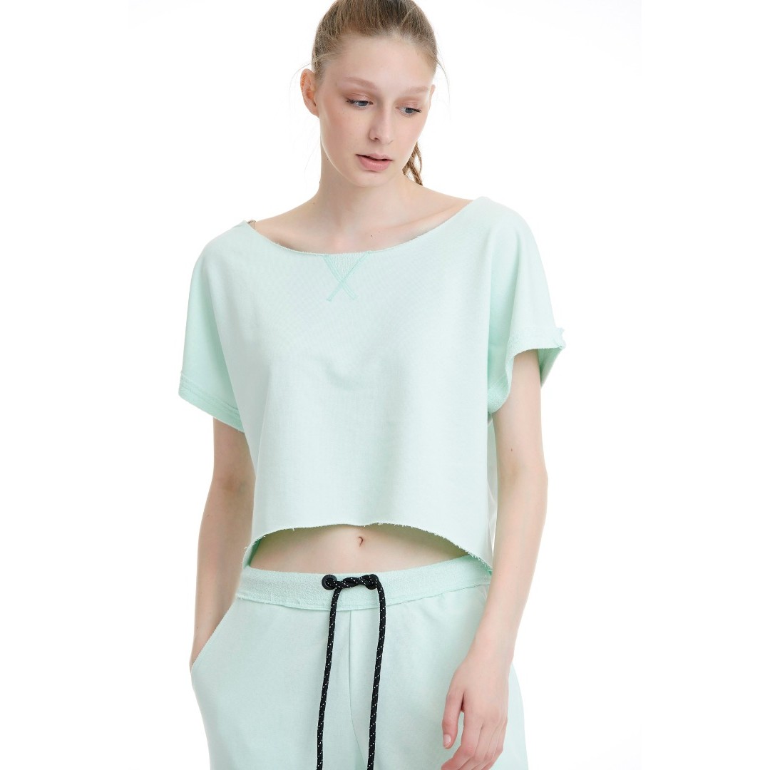 BODYTALK "REAL" WOMEN'S CROP TOP 1201-904128-00429 Turquoise