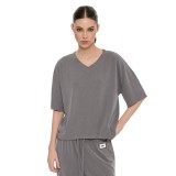 BODYTALK RIB STYLES TSHIRT SS 1261-903628-00509 Γκρί Εικόνα 