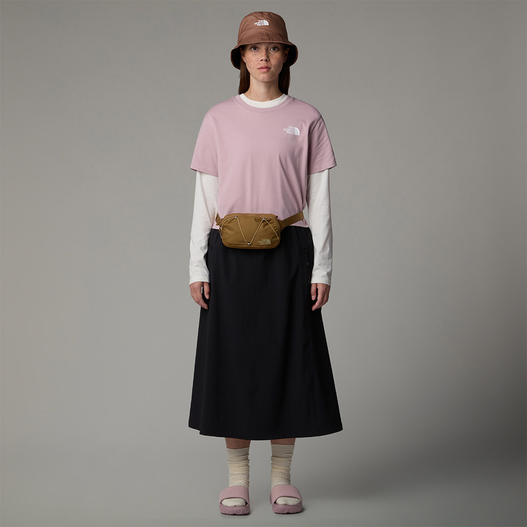THE NORTH FACE SIMPLE DOME CROPPED SLIM TEE NF0A87U40SO-0SO Ροζ