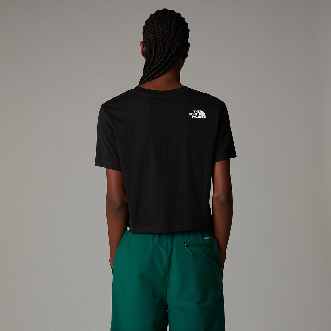 THE NORTH FACE EASY RELAXED CROPPED TEE NF0A8A6HJK3F-JK3 Μαύρο