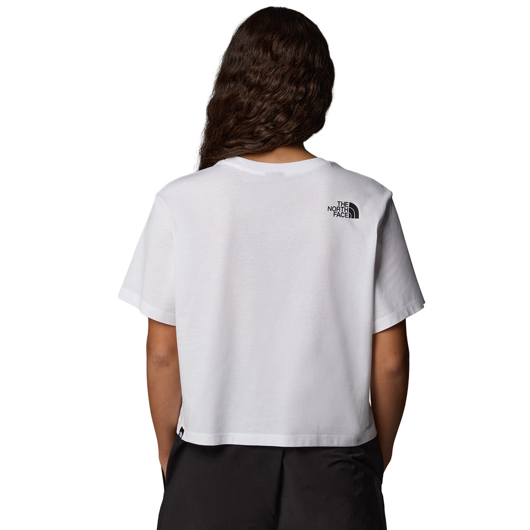 THE NORTH FACE W SS EASY RELAXED CROPPED TEE NF0A8A6HFN4-FN4 Λευκό
