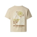 THE NORTH FACE W SUN REGULAR CUTIE TEE NF0A8GQSDOM-DOM Ecru Image 0