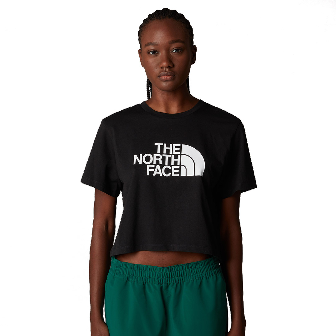 THE NORTH FACE EASY RELAXED CROPPED TEE NF0A8A6HJK3F-JK3 Μαύρο