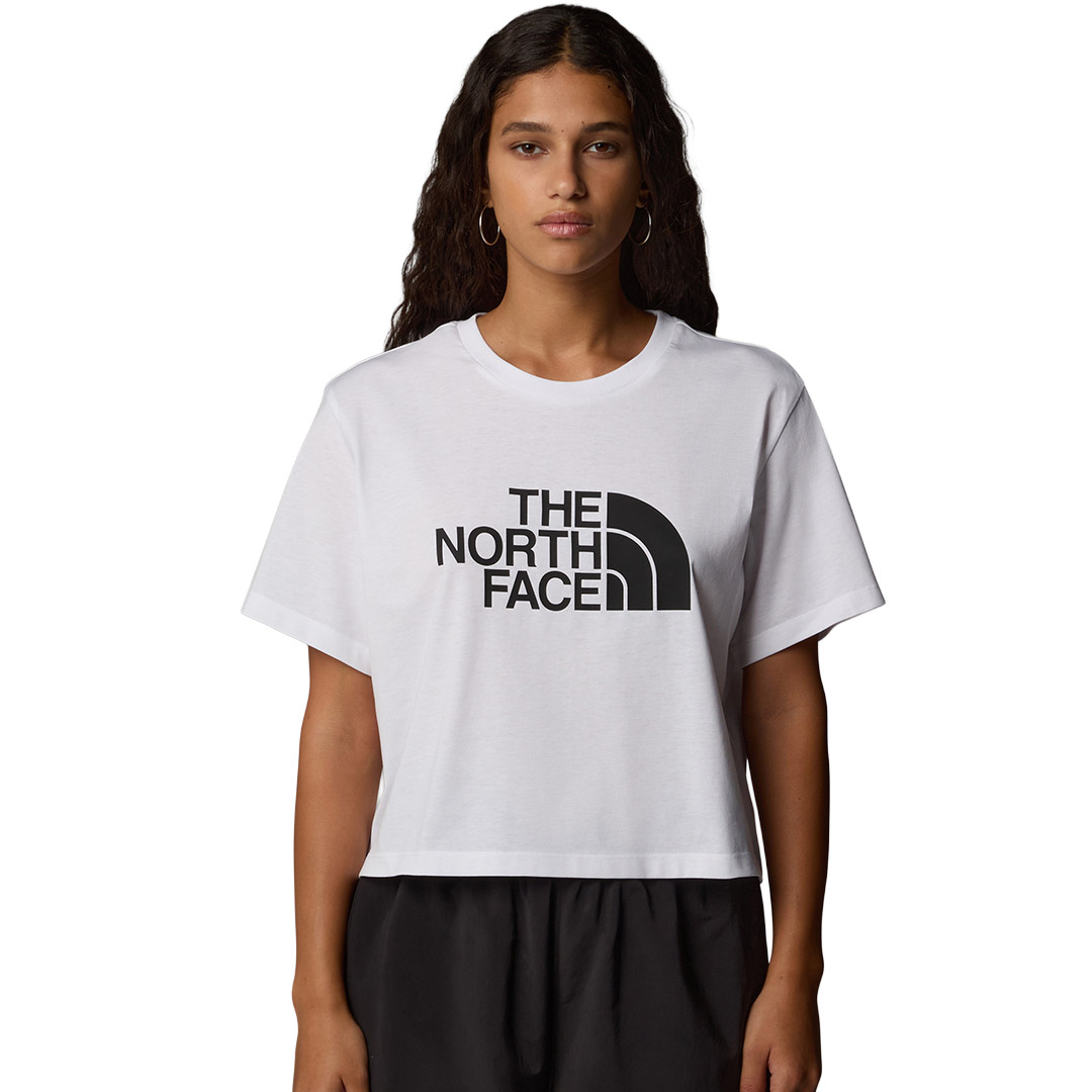 THE NORTH FACE W SS EASY RELAXED CROPPED TEE NF0A8A6HFN4-FN4 Λευκό