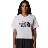 THE NORTH FACE W SS EASY RELAXED CROPPED TEE NF0A8A6HFN4-FN4 Λευκό Εικόνα 