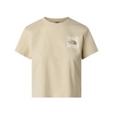 THE NORTH FACE W SUN REGULAR CUTIE TEE NF0A8GQSDOM-DOM Ecru Image 