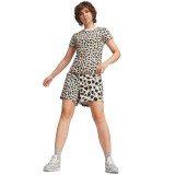 PUMA DOWNTOWN KITTEN SLIM TEE 624362-87 Εκρού Εικόνα 1