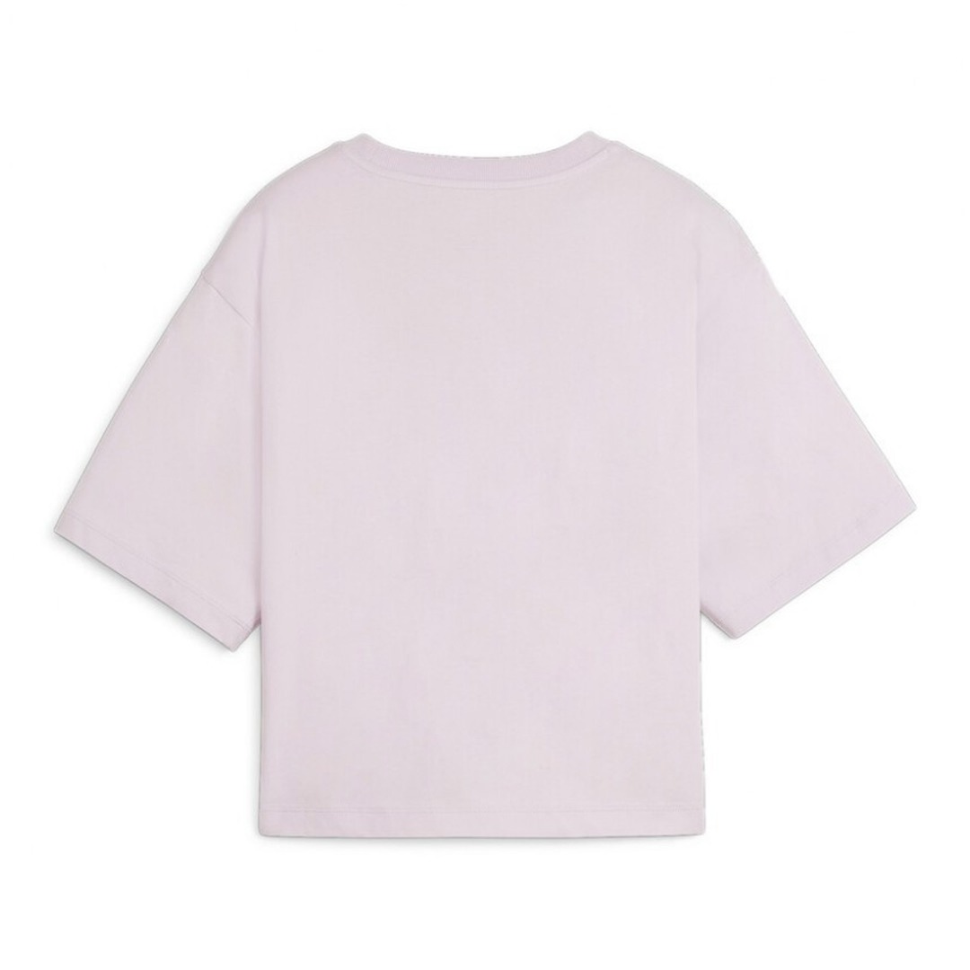 PUMA ESS+ BLOSSOM SHORT GRAPHIC TEE 680432-60 Λιλά