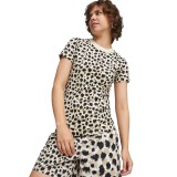 PUMA DOWNTOWN KITTEN SLIM TEE 624362-87 Εκρού Εικόνα 