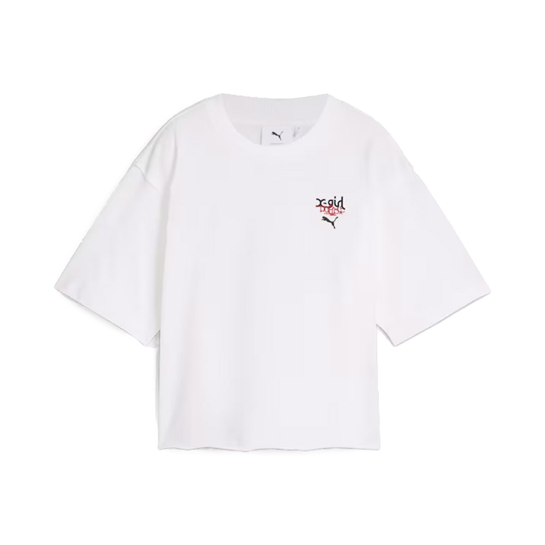 PUMA X X-GIRL GRAPHIC TEE 624723-02 Λευκό