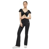 KARL KANI OG GATHERING CROP TEE KW241-041-3-BLACK Μαύρο Εικόνα 2