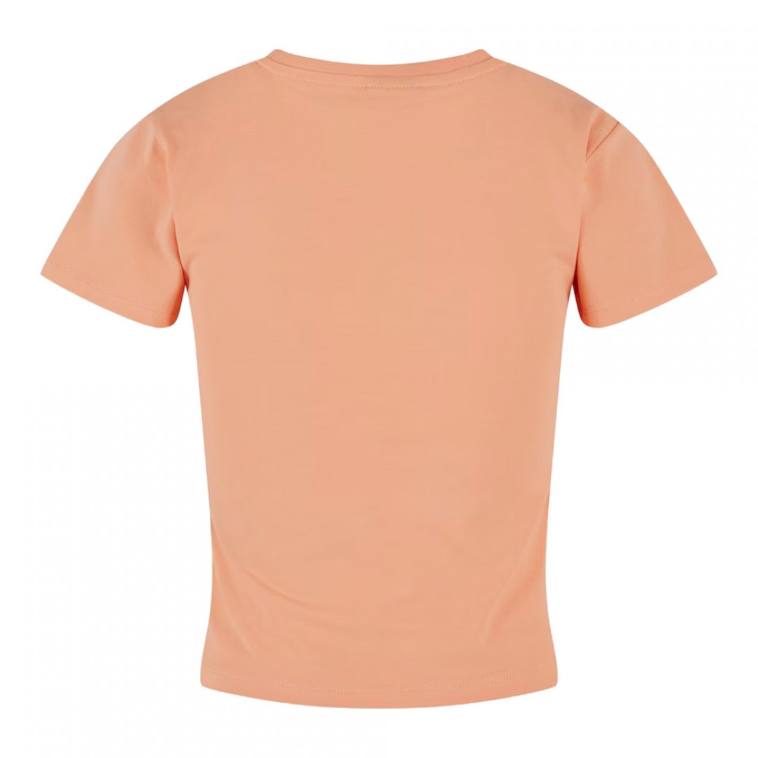 KARL KANI SMALL SIGNATURE ESSENTIAL SHORT TEE KW-TE011-044-05-APRICOT Σομόν