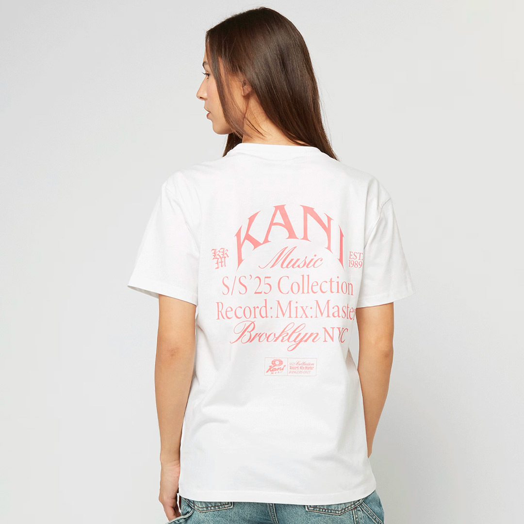 KARL KANI SIGNATURE PRINT OS T-SHIRT KW252-009-2-WHITE White