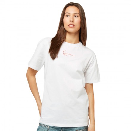 KARL KANI SIGNATURE PRINT OS T-SHIRT KW252-009-2-WHITE Λευκό