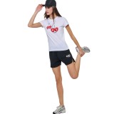 BODY ACTION WOMEN'S SLIM FIT T-SHIRT 051620-01-02 Λευκό Εικόνα 3