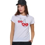 BODY ACTION WOMEN'S SLIM FIT T-SHIRT 051620-01-02 Λευκό Εικόνα 