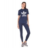 adidas Originals TREFOIL TEE DV2599 Blue Image 2