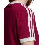 adidas Originals 3-STRIPES TEE GD2443 Crimson Image 3