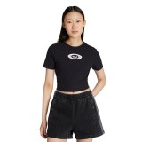 adidas Originals CUT OUT RIB TEE KC8804 Black Image 