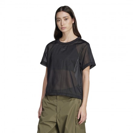 adidas Originals SHEER 3S TEE JN6132 Μαύρο
