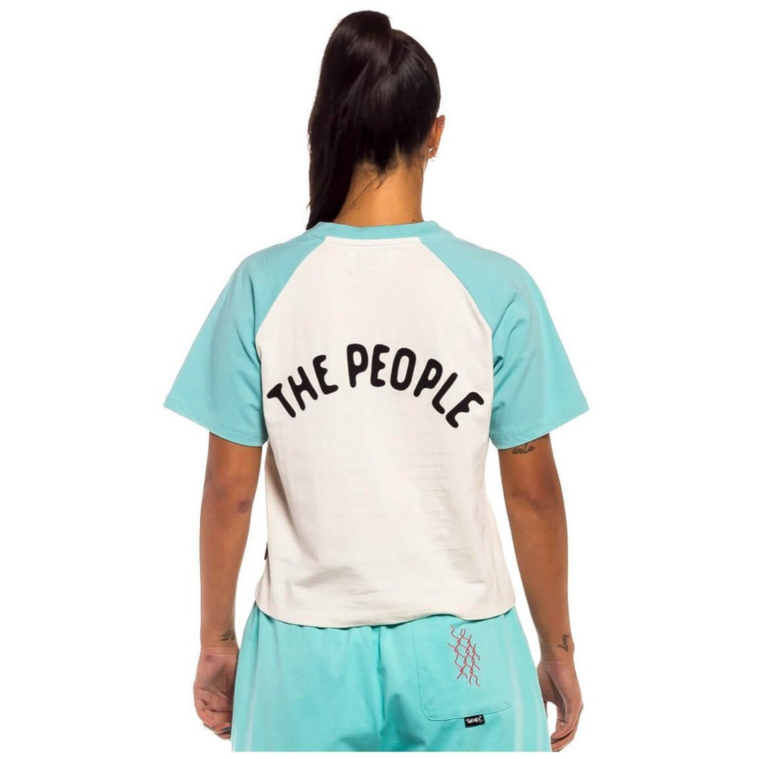 GRIMEY DAY DREAMER GIRL RAGLAN TEE GGRT154-BLU Μπλε