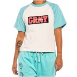 GRIMEY DAY DREAMER GIRL RAGLAN TEE GGRT154-BLU Μπλε Εικόνα 