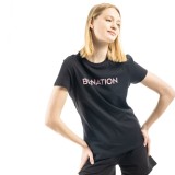BE:NATION ESSENTIALS CREW NECK S/S TEE 05112301-01 Black Image 1