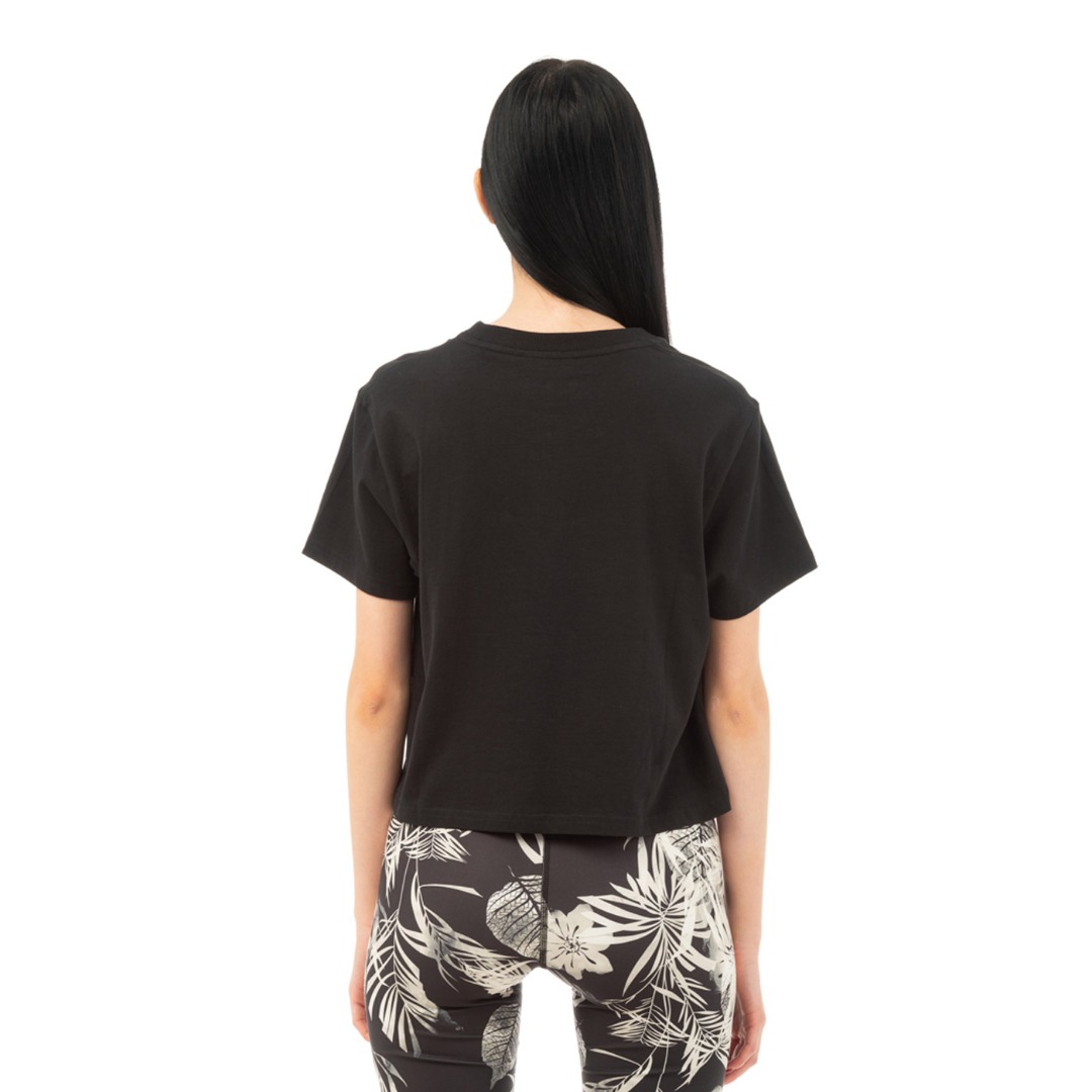 BE:NATION S/S CROP TOP 05112403-01 Μαύρο