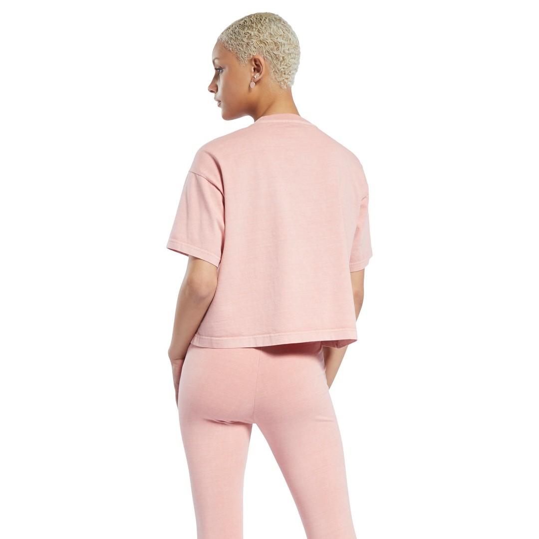 Reebok Classics CL ND CROPPED T-SHIRT H09019 Ροζ