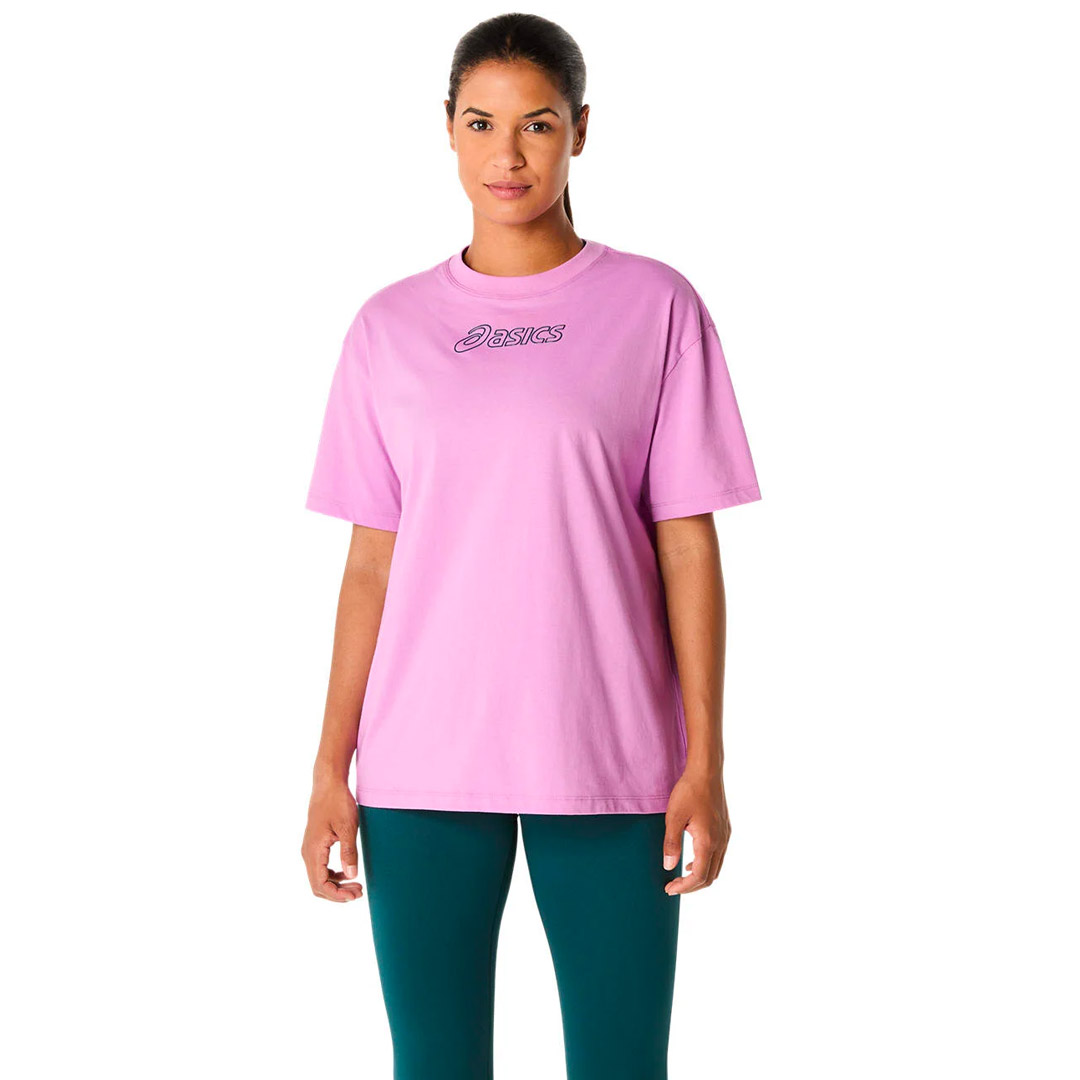 ASICS LOGO TEE 2032C843-701 Ροζ