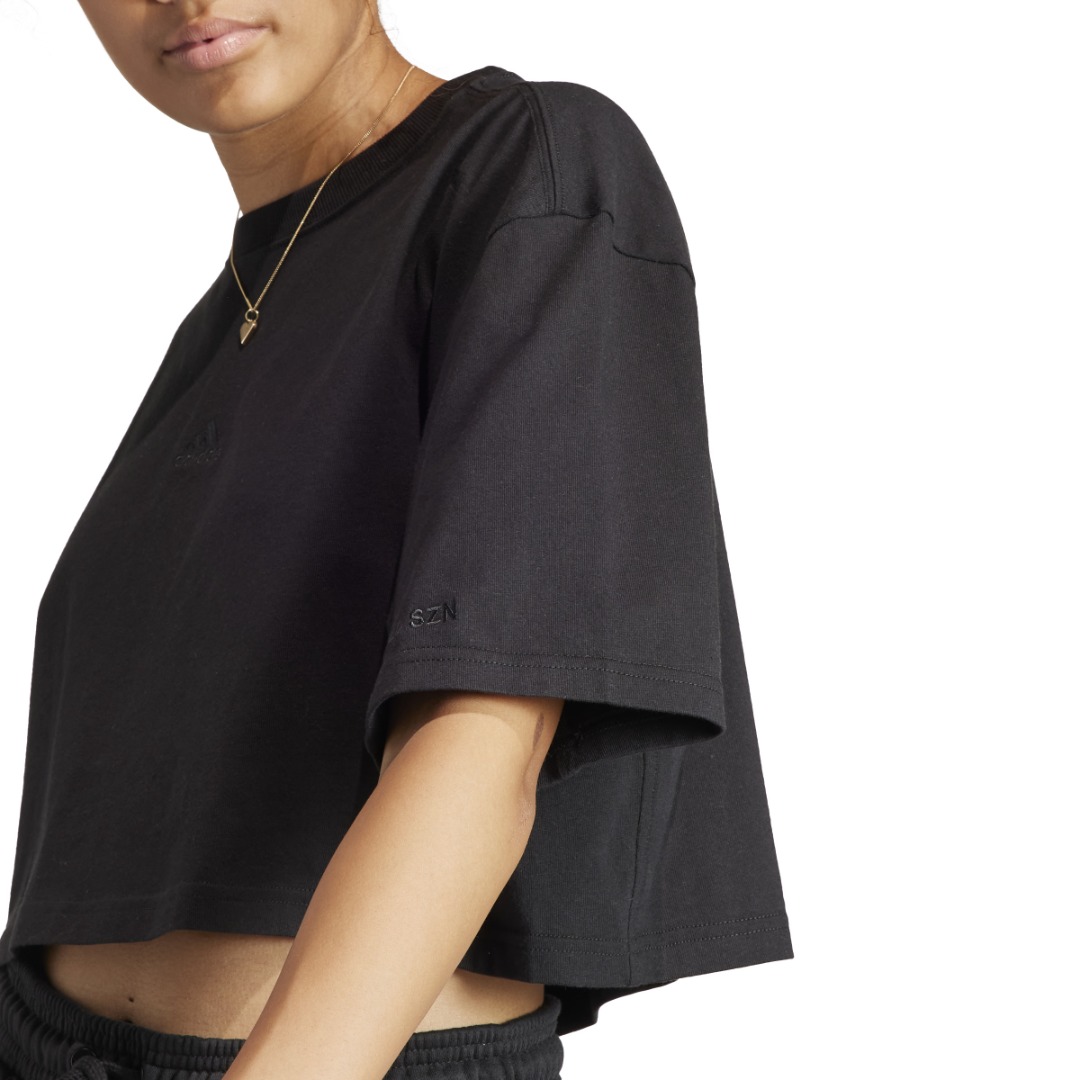 adidas sportswear W ALL SZN TEE IR8864 Μαύρο