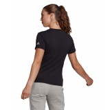 adidas sportswear W LIN T GL0769 Black Image 0