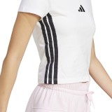 adidas sportswear W 3S SJ BABY T JE1239 Λευκό Εικόνα 3