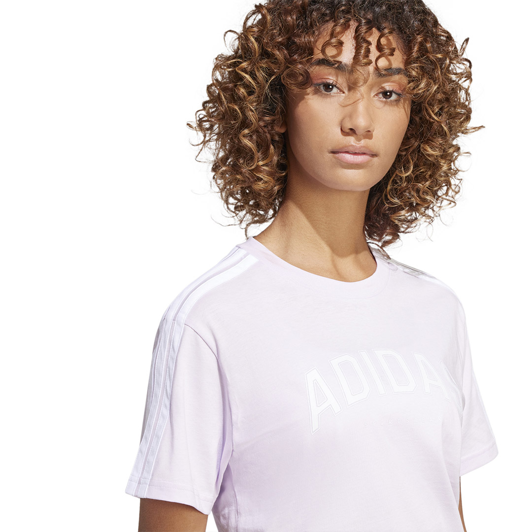adidas sportswear W L SOFTS TEE JM0360 Λιλά