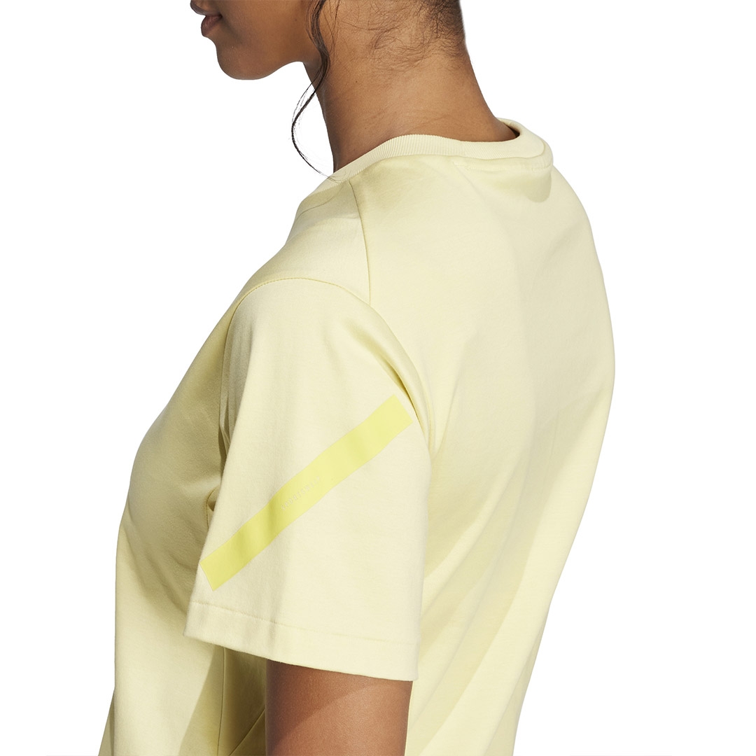 adidas sportswear W Z.N.E. TEE JC5400 Κίτρινο