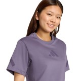 adidas sportswear W Z.N.E. TEE JW7755 Μωβ Εικόνα 2