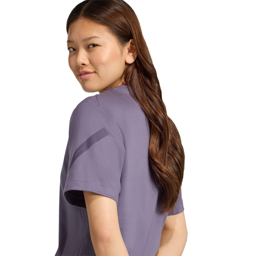 adidas sportswear W Z.N.E. TEE JW7755 Μωβ