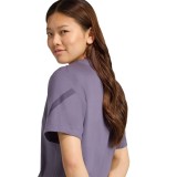 adidas sportswear W Z.N.E. TEE JW7755 Μωβ Εικόνα 3