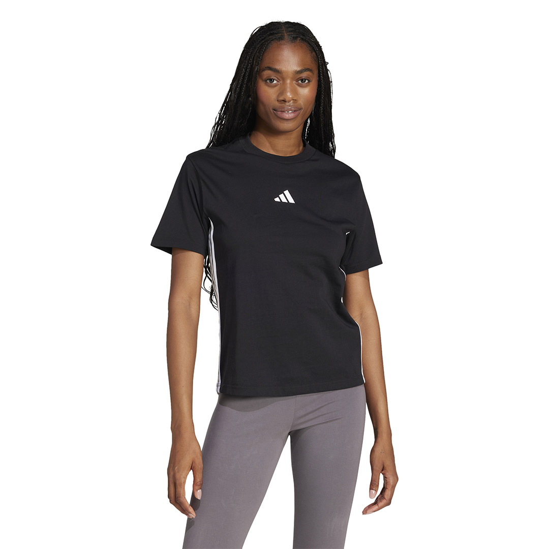 adidas sportswear W 3S SJ T JD0846 Μαύρο