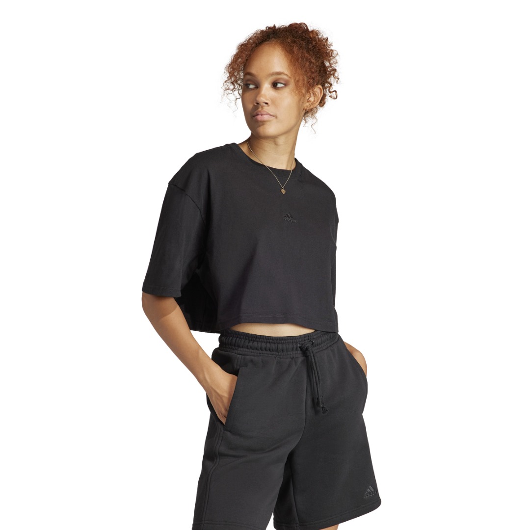 adidas sportswear W ALL SZN TEE IR8864 Μαύρο