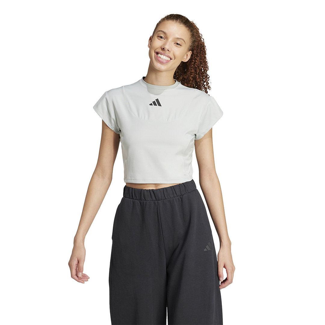 adidas sportswear W CE G CRO TEE JC5067 Grey
