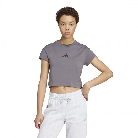adidas sportswear W FI SL BB TEE JE4004 Ανθρακί