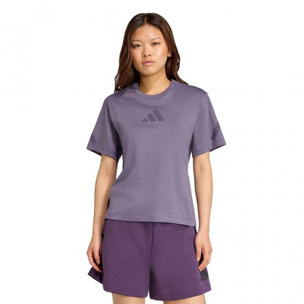 adidas sportswear W Z.N.E. TEE JW7755 Μωβ