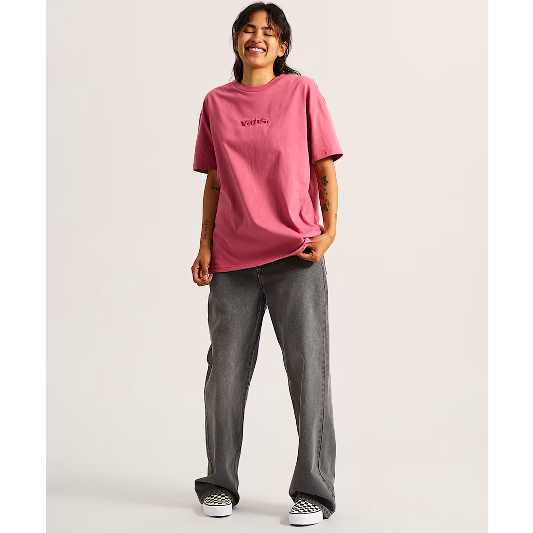 VANS W ESSENTIAL OS TEE VN000RANZRY-ZRY Ροζ