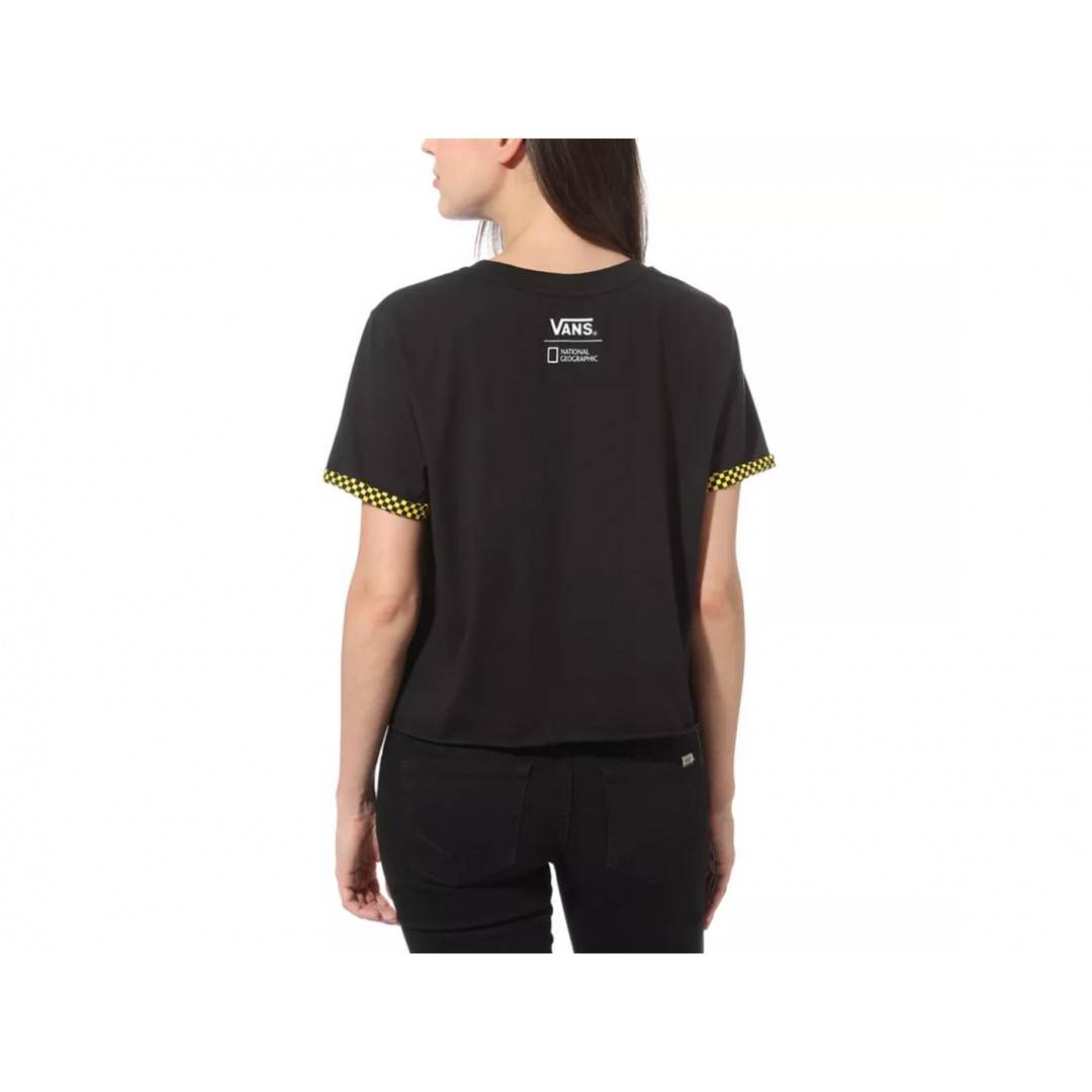 VANS X NATIONAL GEOGRAPHIC ROLL OUT T-SHIRT VA4RGPBLK-BLK Black