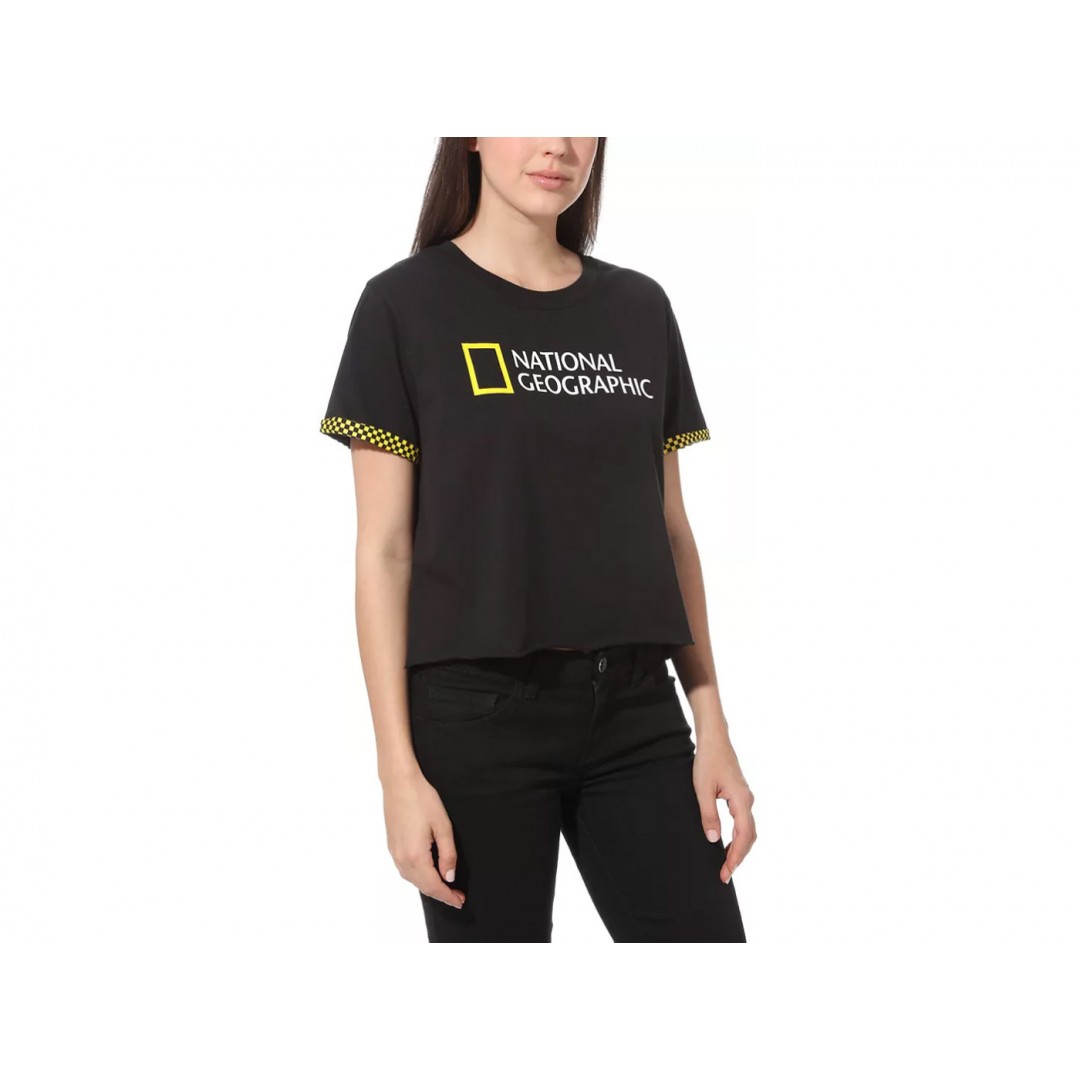 VANS X NATIONAL GEOGRAPHIC ROLL OUT T-SHIRT VA4RGPBLK-BLK Black
