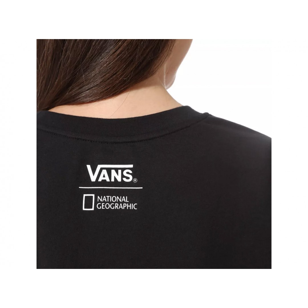 VANS X NATIONAL GEOGRAPHIC ROLL OUT T-SHIRT VA4RGPBLK-BLK Black